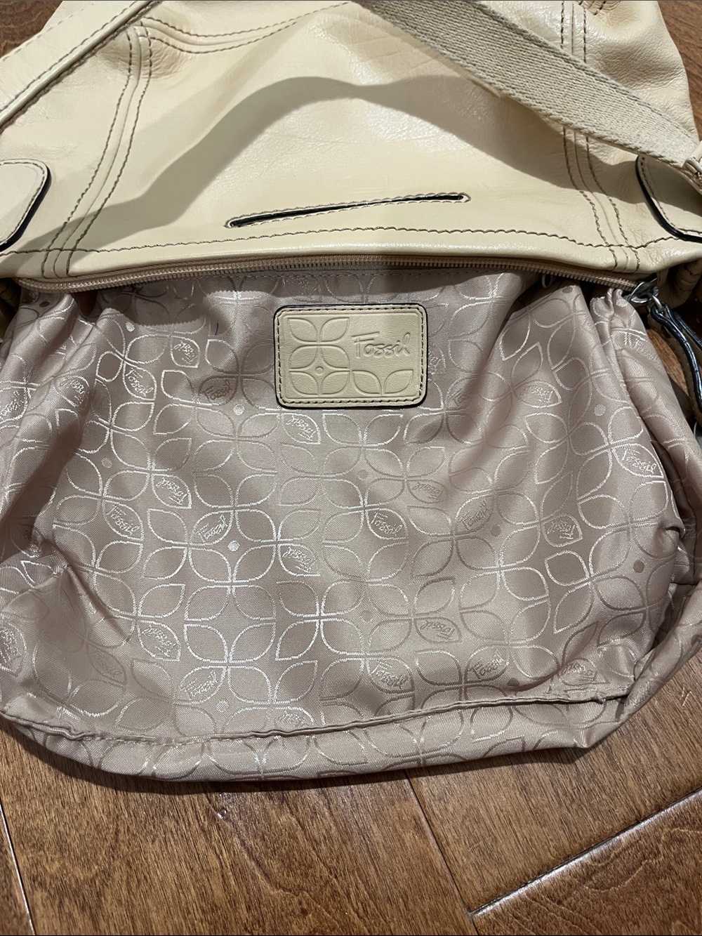 FOSSIL tan leather purse - Picture 7 of 12